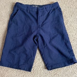 Navy Hurley youth boys drifit shorts size 10